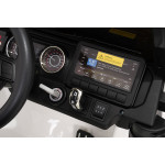 Elektrické autíčko Jeep Wrangler Rubicon Lift 4x4, 24V - biele